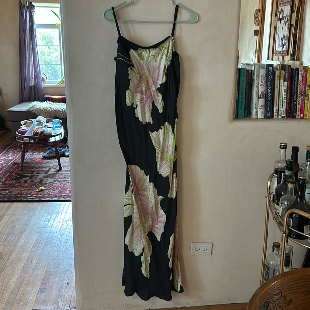 Anthropologie Orchid Slip Dress